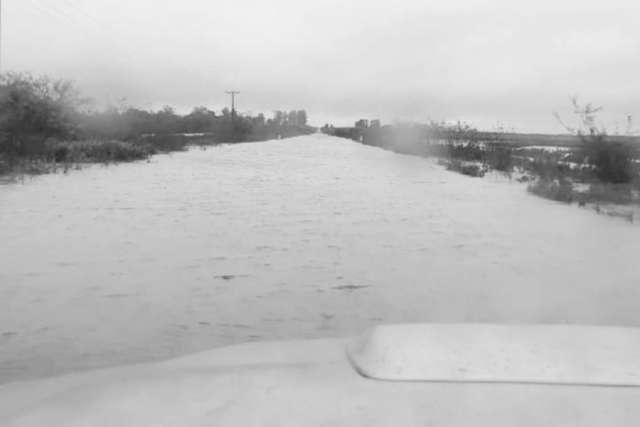Santo Tomé, amaneció cubierta de hielo el 29 de mayo de 2025,
